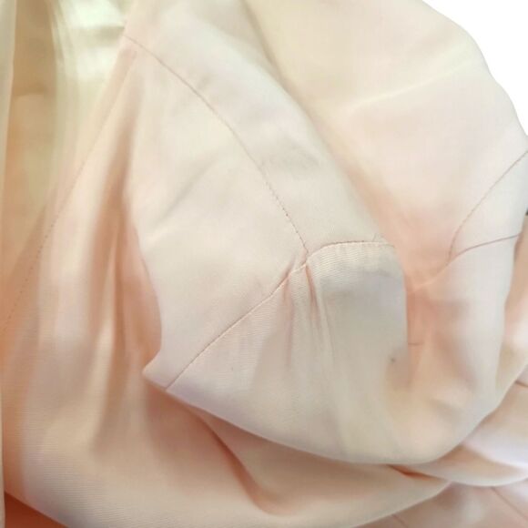 NWT Vintage stunning Lew Magram women's light pink double breast blazer 14 - Picture 11 of 11